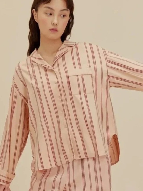 NEIWAI Other - NEIWAI Cotton Matching Pajama Set Button Down Shirt + Drawstring Bottoms Small